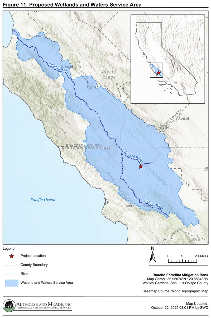 Figure 11. Proposed Wetlands and Waters Service Area